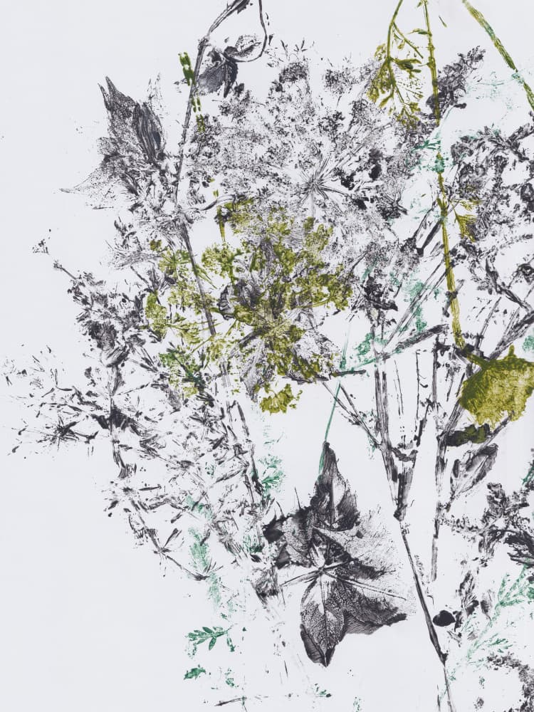 Layered Green Botanical Prints by Maira Ribena — canvas wall art