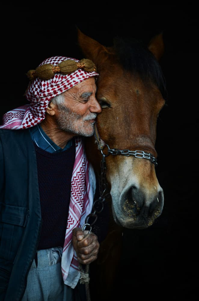 Man and Horse Bond by Bünyamin çadırcı — canvas wall art