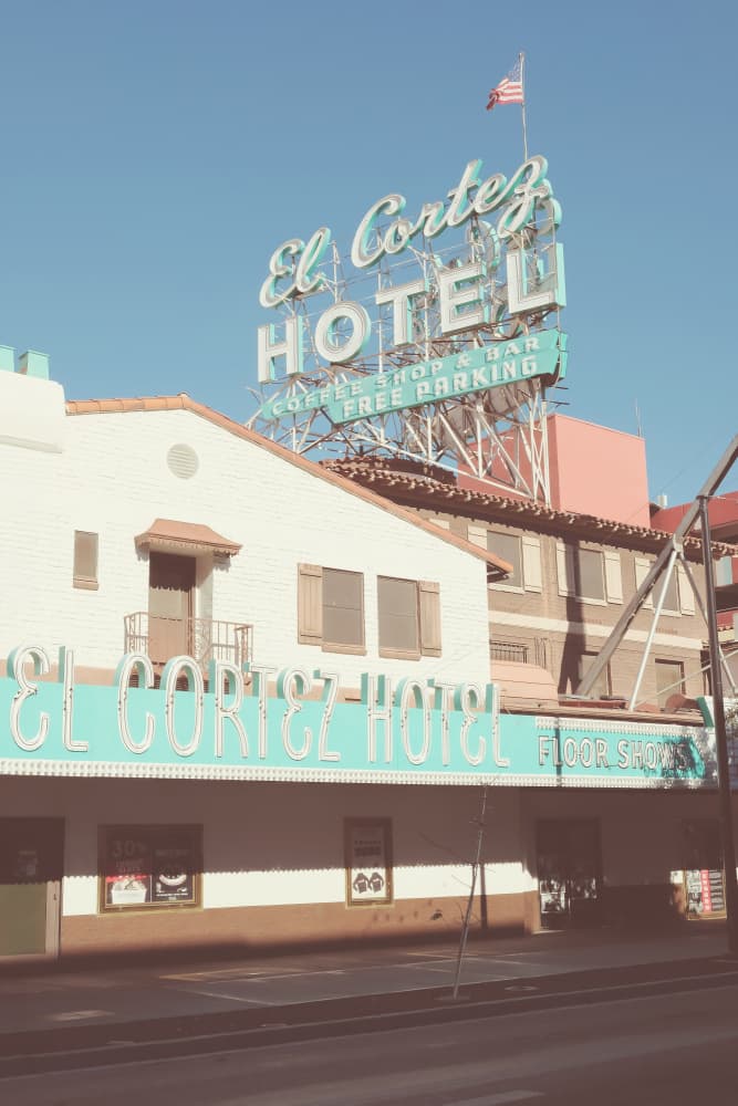 Vintage Hotel Neon Sign by Old Artists Studio III — canvas wall art
