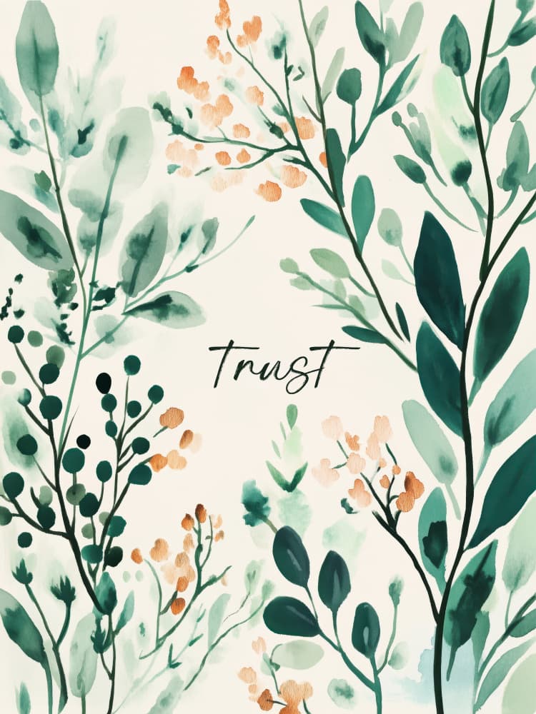 Leaves of Faith by Treechild — canvas wall art