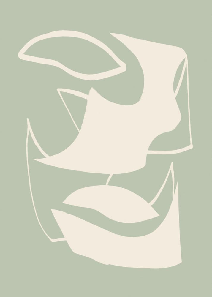 Serene Organic Shapes by Old Artists Studio — canvas wall art