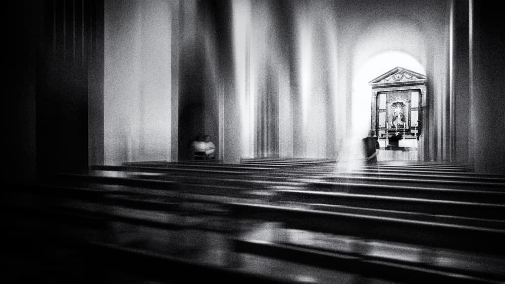 Sacred Church Light by Jovelino — canvas wall art