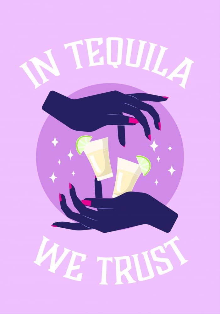 In Tequila We Trust by Athene Fritsch — canvas wall art