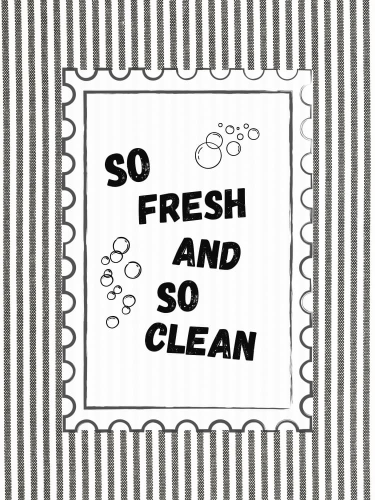 So Fresh So Clean by Jolly and Dash — canvas wall art