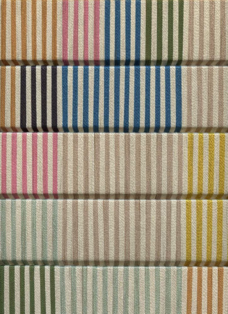 Colorful Striped Fabric by Amanda Mclaurin — canvas wall art