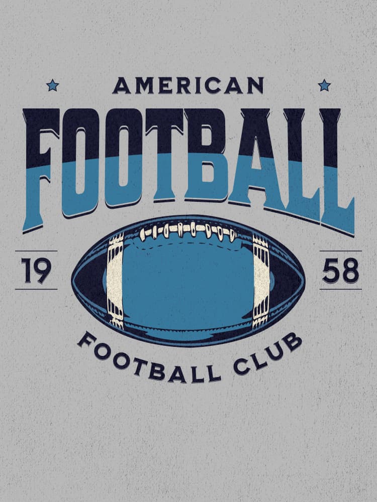 American Football Club by Old Artists Studio IV — canvas wall art