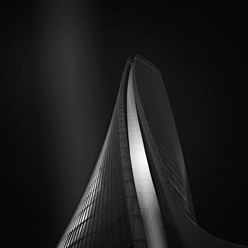 Sleek Urban Curve by Roland Weber — canvas wall art