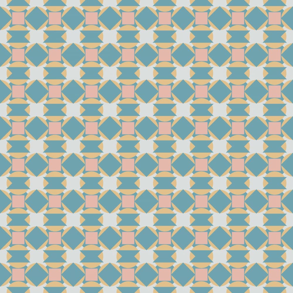 Pastel Geometric Pattern by Little Dean — canvas wall art