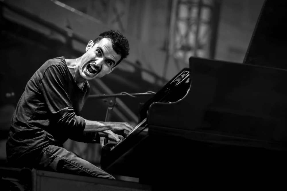 Passionate Piano Performance by Dragoslav Nedici — canvas wall art