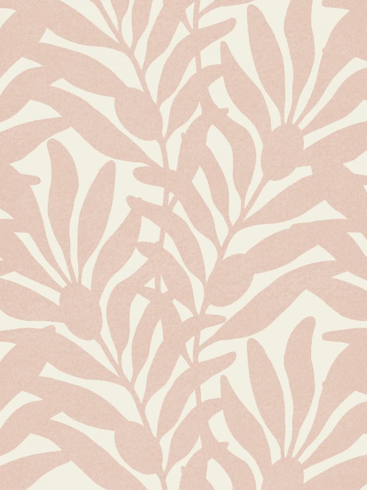 Blush Botanical Pattern by Krisztina Jung — canvas wall art