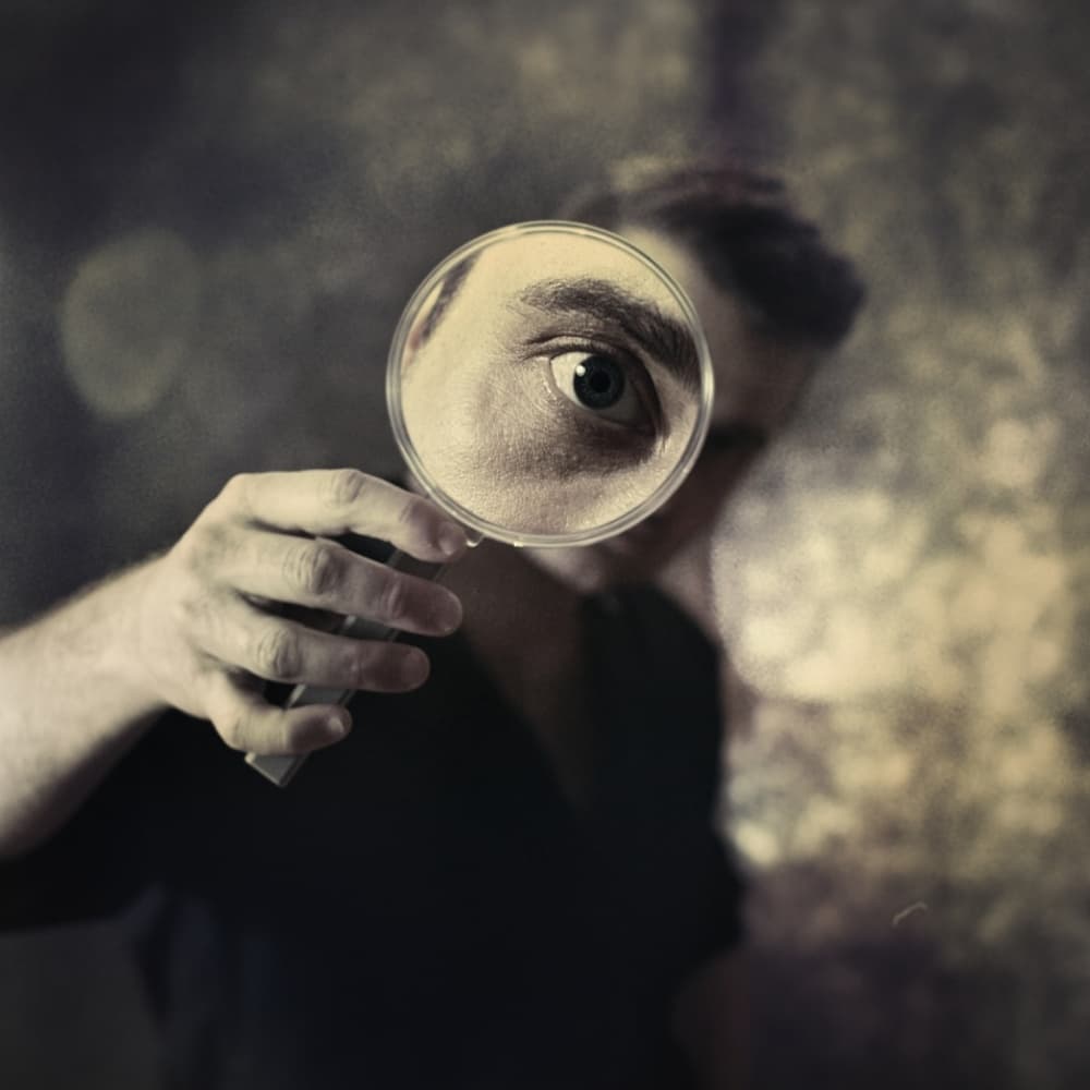The Curious Eye by Radovan Skohel — canvas wall art