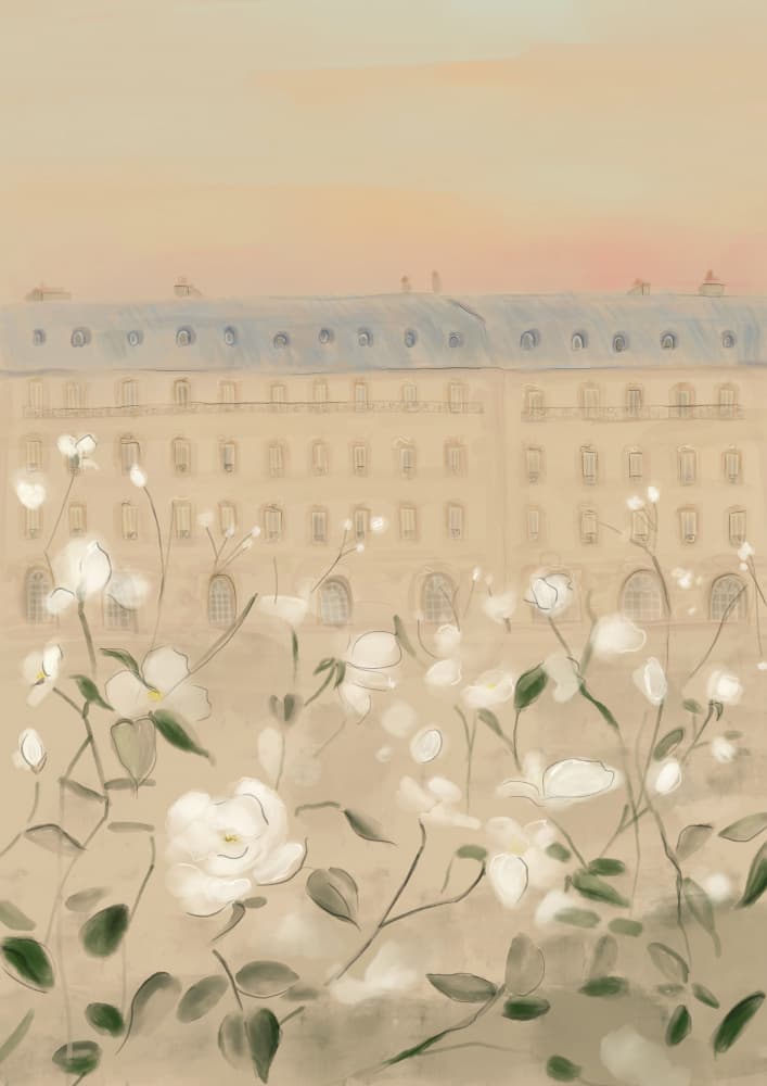 Dans Le Jardin by Katharina Puritscher — canvas wall art