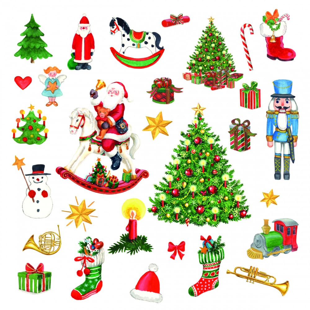 Joyful Holiday Collection by Renate Holzner — canvas wall art