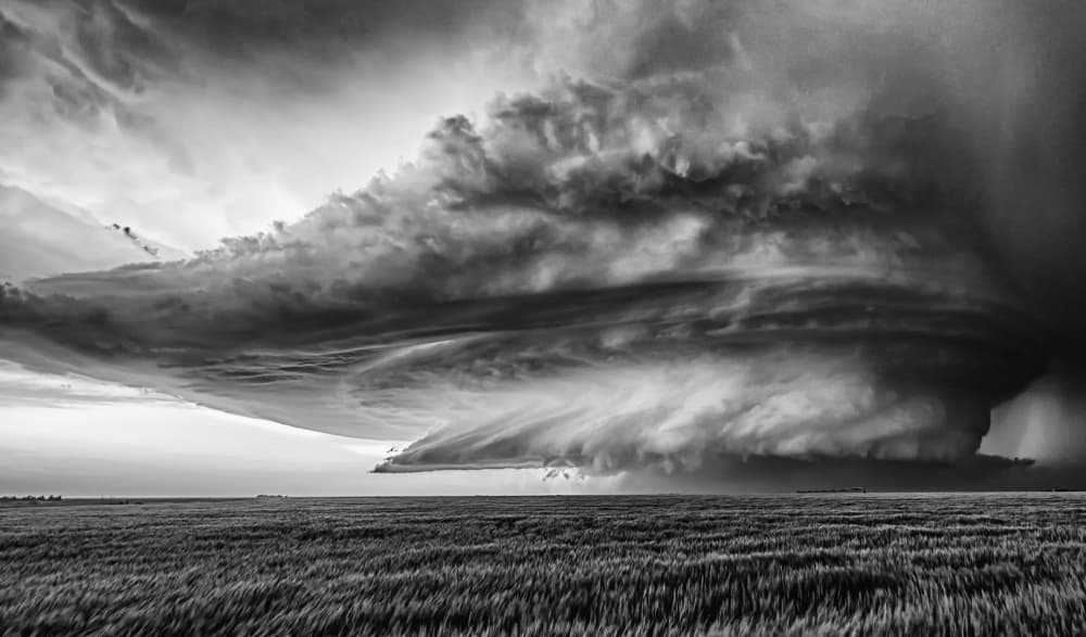 Epic Supercell Storm by Rob Darby — canvas wall art