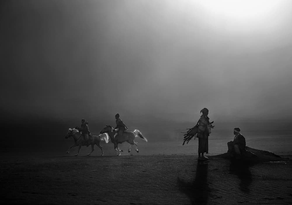 Nomadic Desert Journey by dodyherawan — canvas wall art