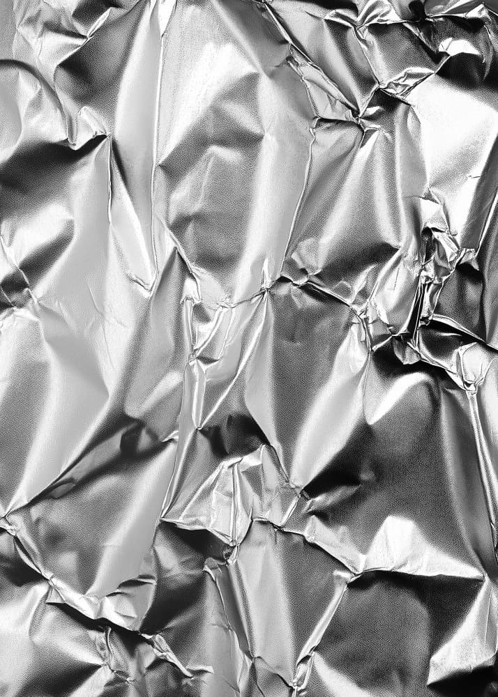 Crumpled Metallic Surface by Old Artists Studio IV — canvas wall art