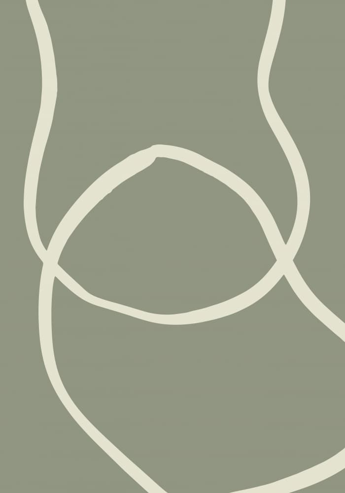 Serene Abstract Curves by Old Artists Studio — canvas wall art