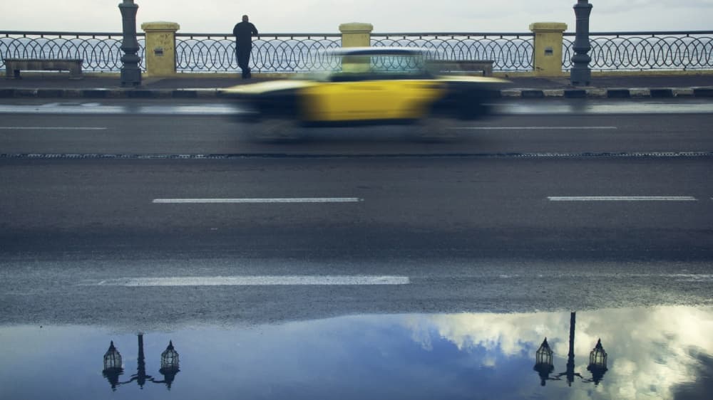 Urban Motion Reflection by Mohamed Fawzy Kutp — canvas wall art