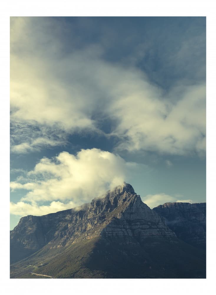 Majestic Mountain Clouds by Thabiet Kamaldien — canvas wall art