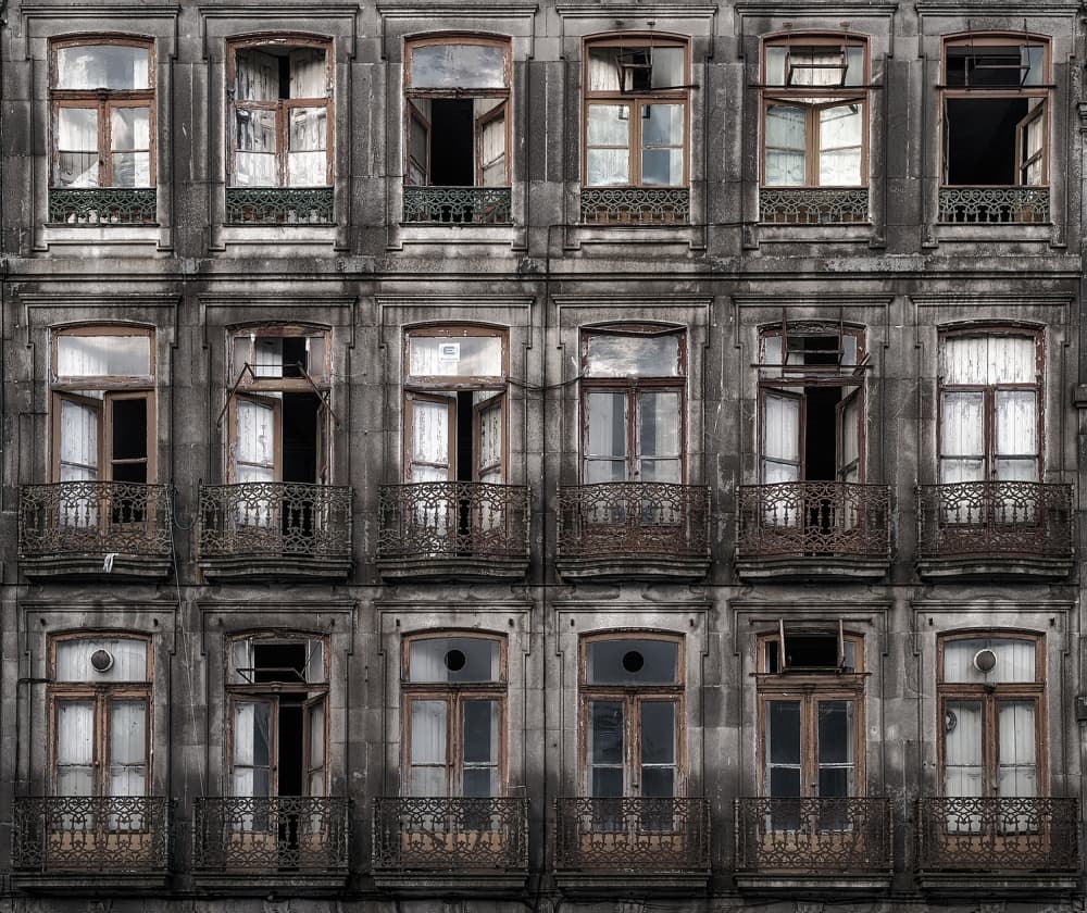 Old City Windows by Fran Osuna — canvas wall art