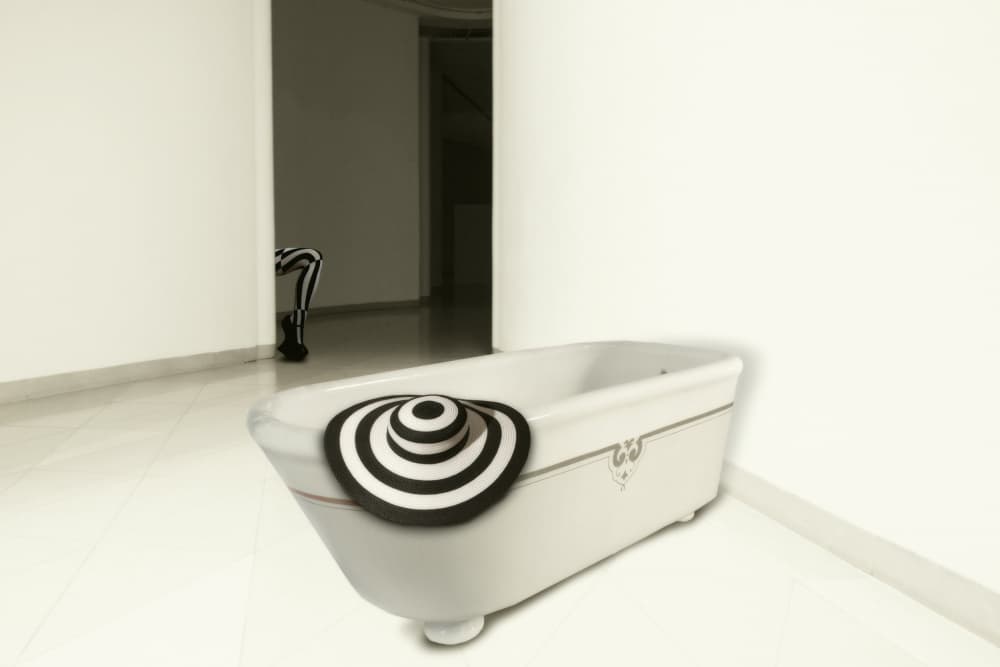 Elegant Bathtub Fashion by Christine von Diepenbroek — canvas wall art