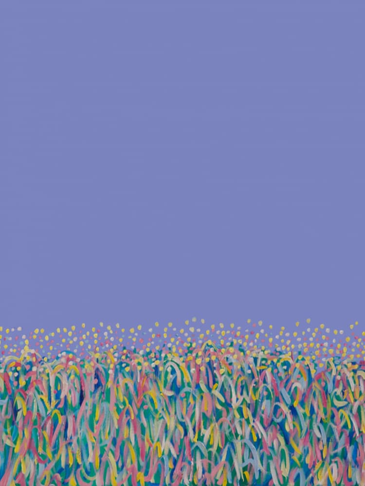 Colorful Abstract Field by Helen Joynson — canvas wall art