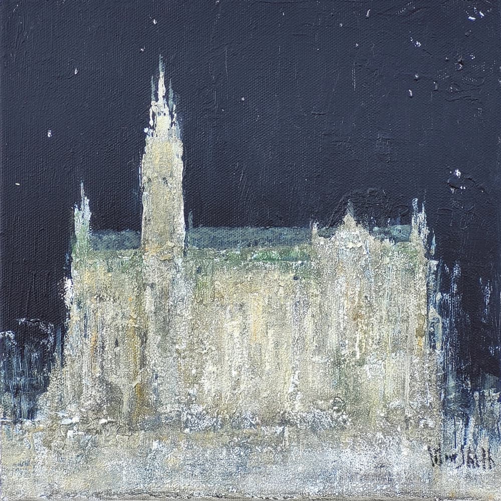 Westminster Night Glow by Wayne Sleeth — canvas wall art