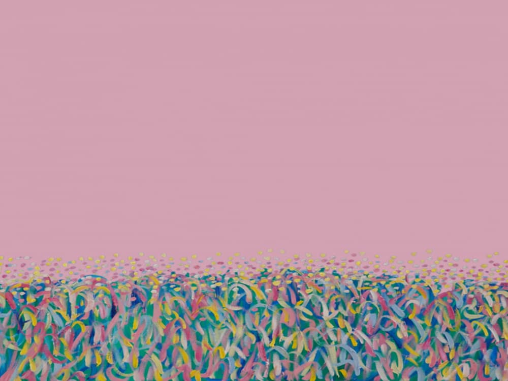 Colorful Abstract Field by Helen Joynson — canvas wall art