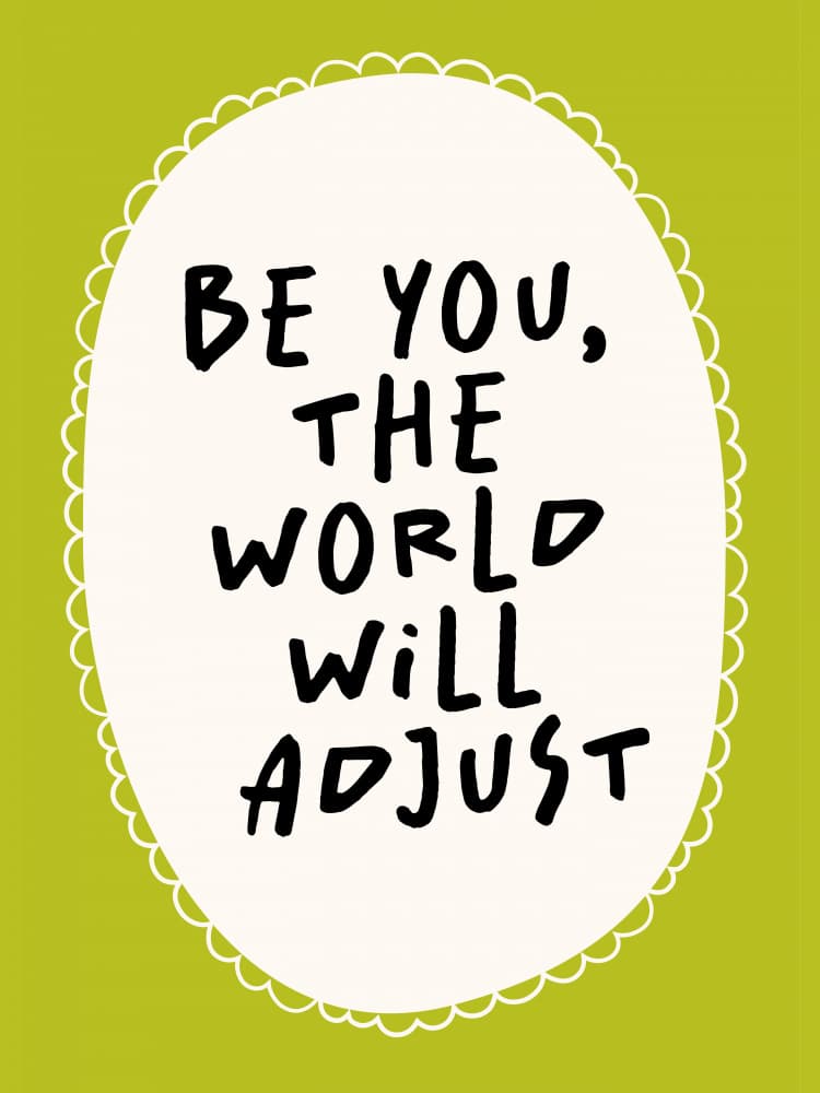 Be You World Adjusts by Sudevi Sen — canvas wall art
