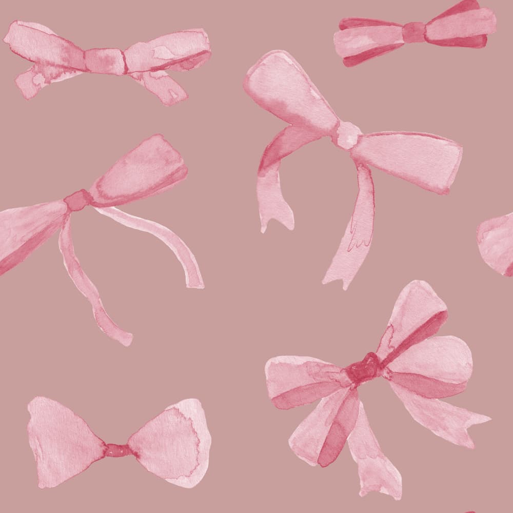 Soft Pink Bows by Irene Demetri — canvas wall art