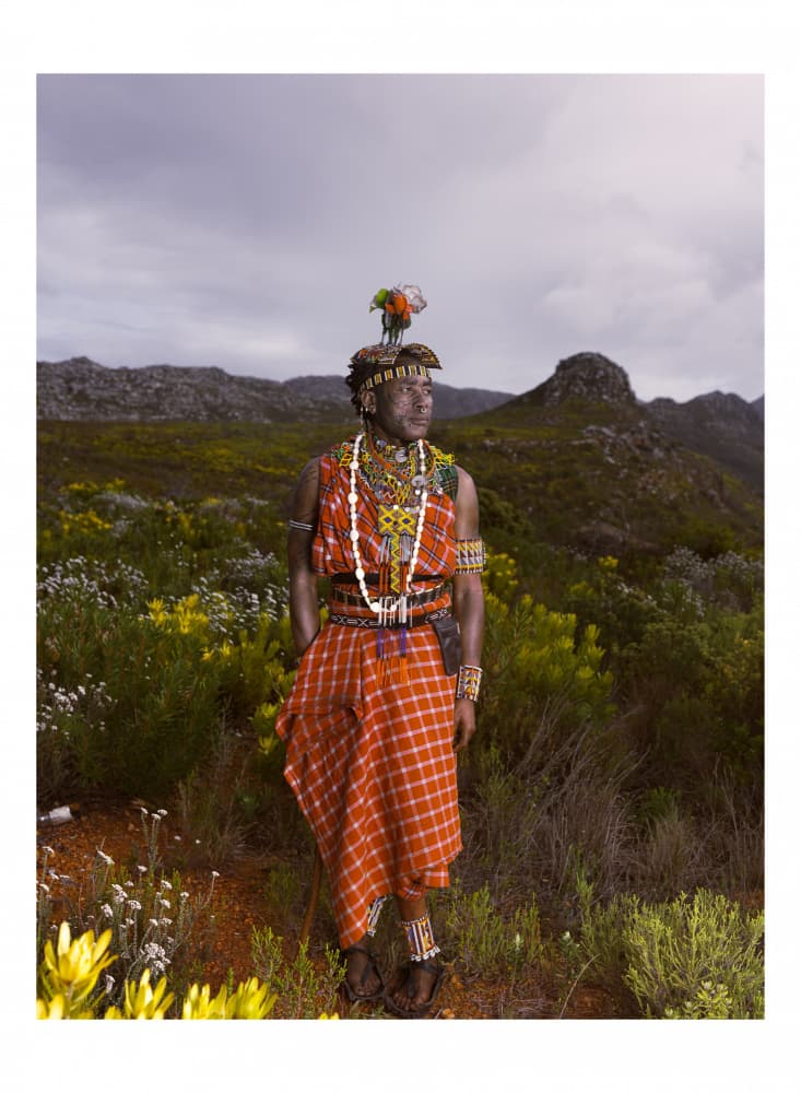 African Man Standing by Thabiet Kamaldien — canvas wall art