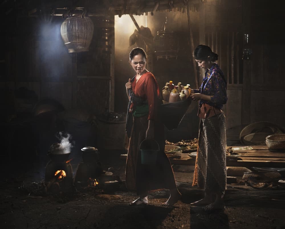 Traditional Kitchen Life by dodyherawan — canvas wall art