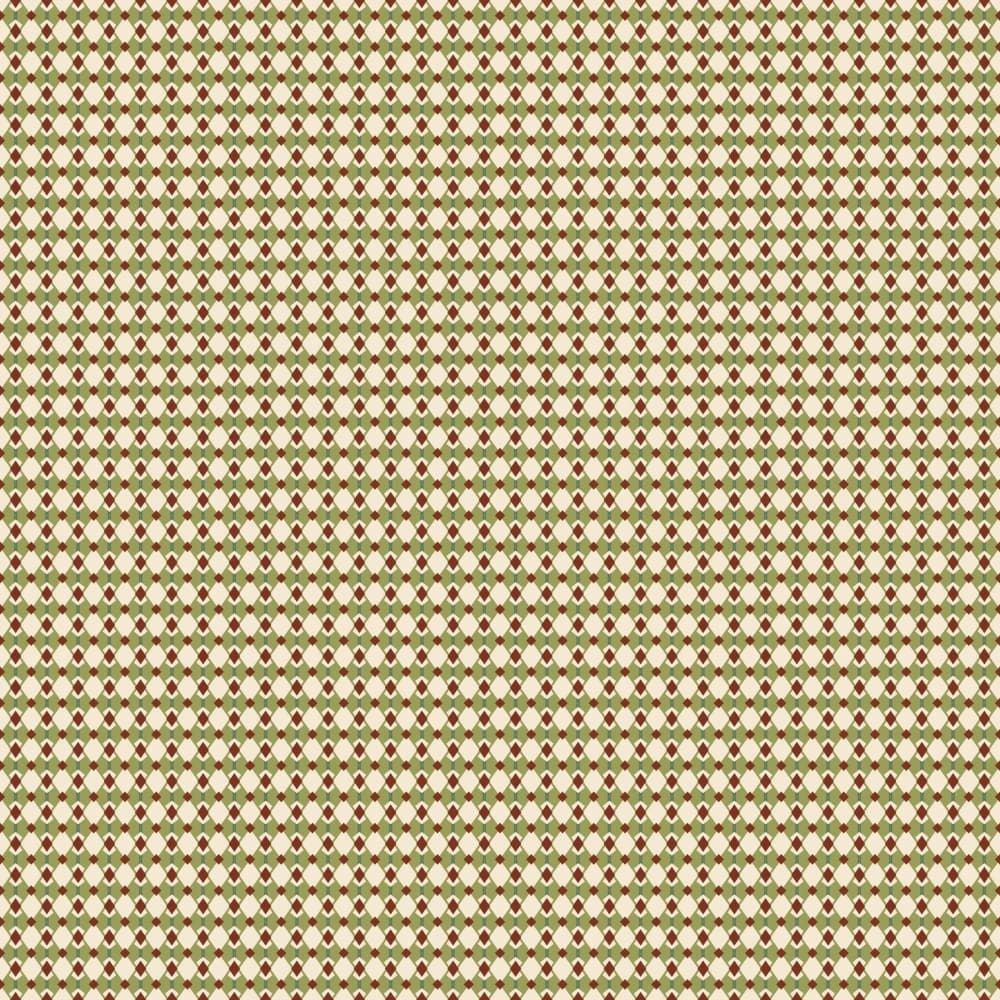 Vintage Diamond Pattern by Little Dean — canvas wall art