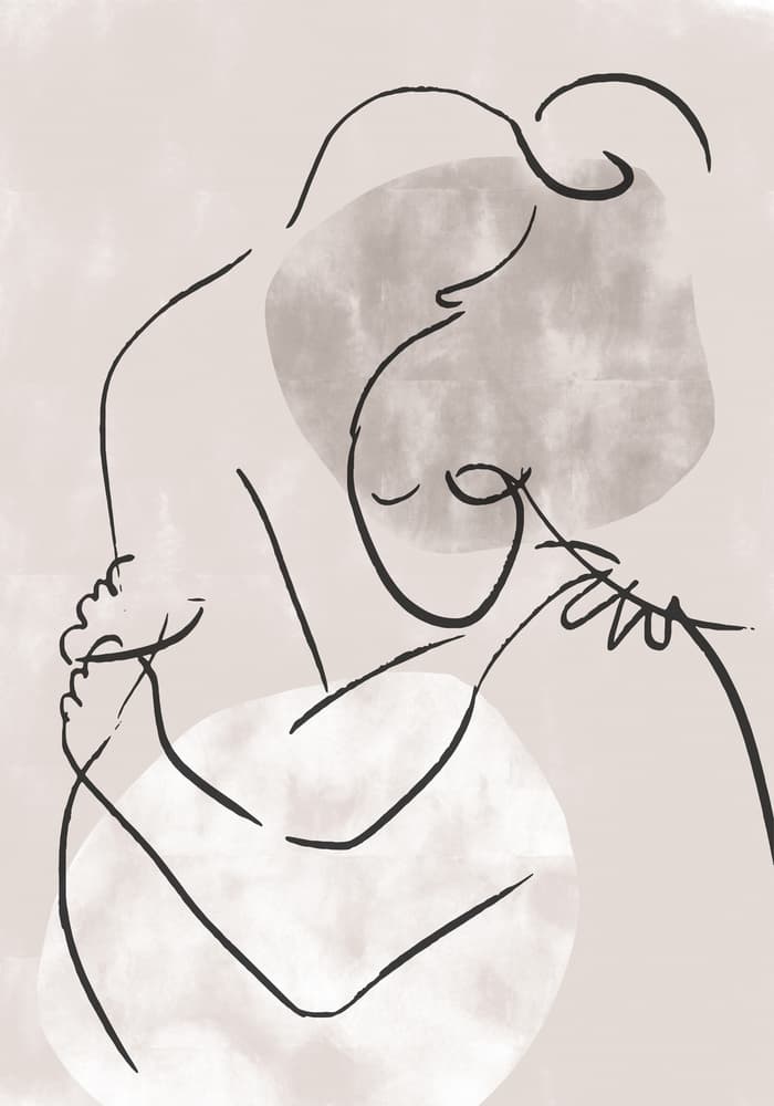 Mother Child Embrace by Old Artists Studio II — canvas wall art