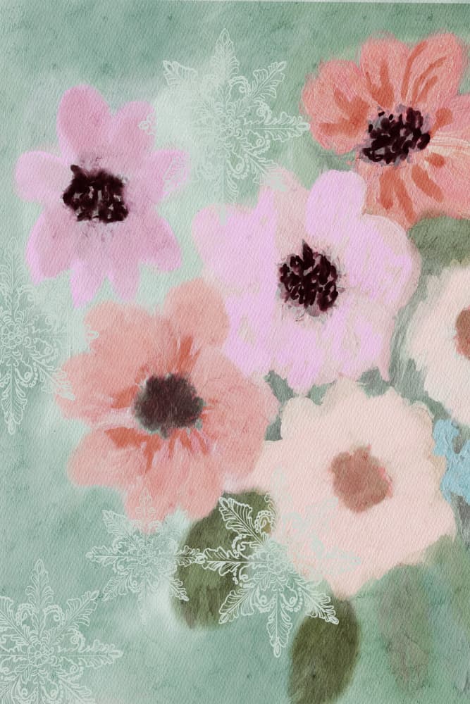 Winterblossoms by Treechild — canvas wall art