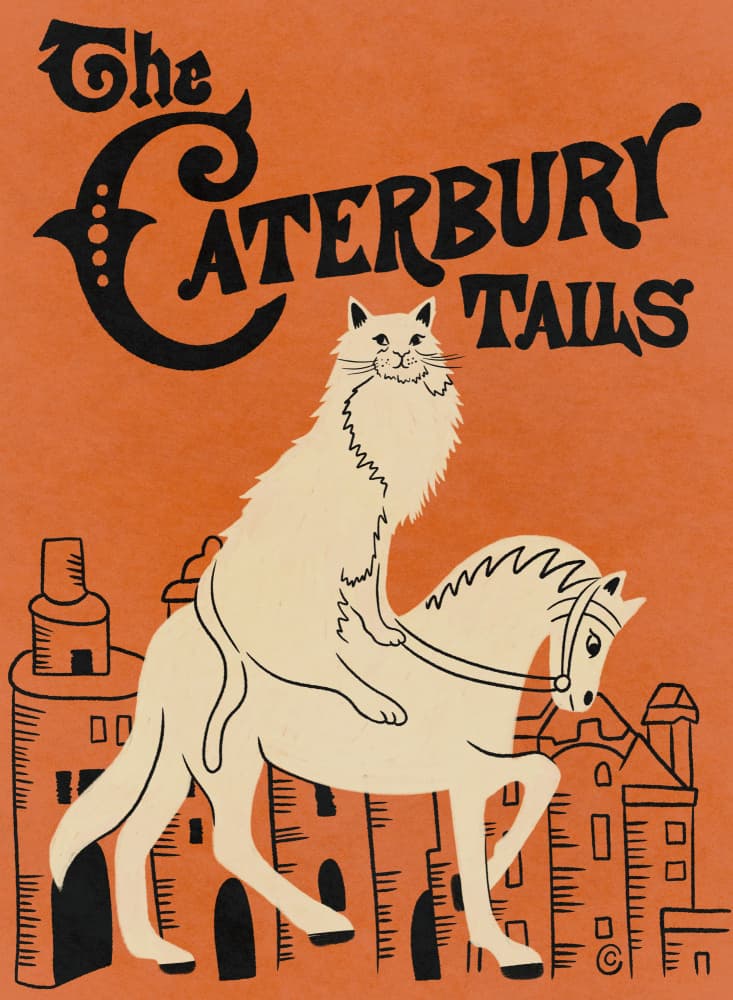 The Caterbury Tails by Carrie Cantwell — canvas wall art