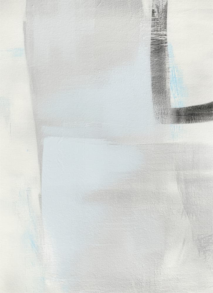Subtle Grey Blue Abstract by Alma — canvas wall art