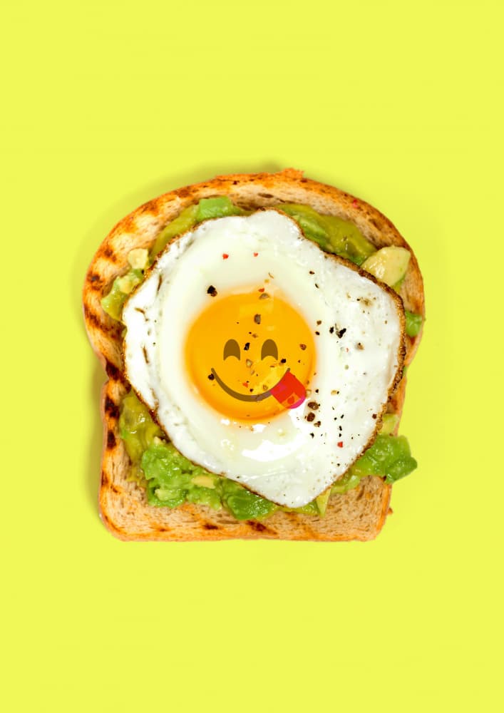 Happy Avocado Toast by Artem Pozdniakov — canvas wall art