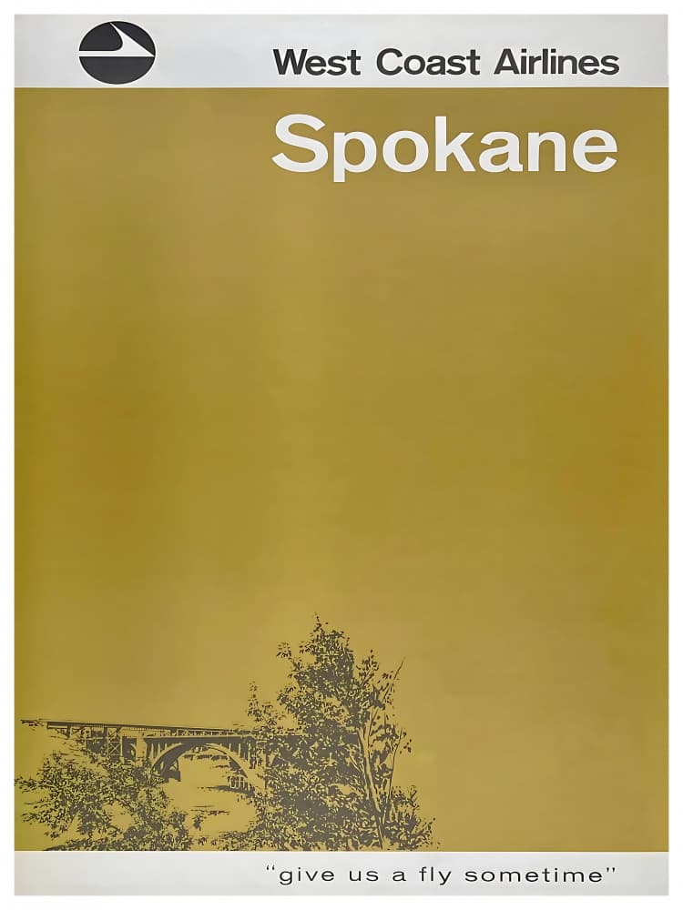Retro Bridge Landscape by Chad Hyde — canvas wall art