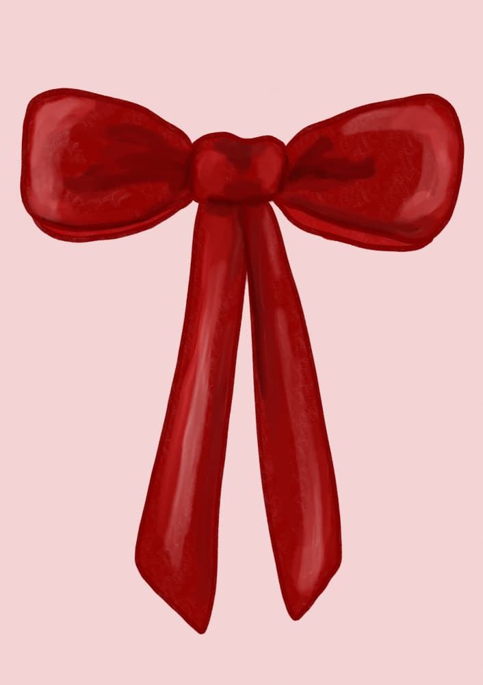 Scarlet Ribbon Tied by Athene Fritsch — canvas wall art