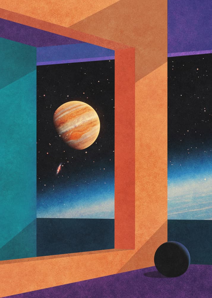 A Room With A View by Nibera — canvas wall art