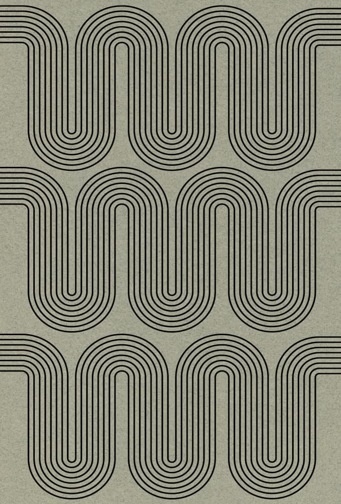 Curved Echoes by THE MIUUS STUDIO — canvas wall art