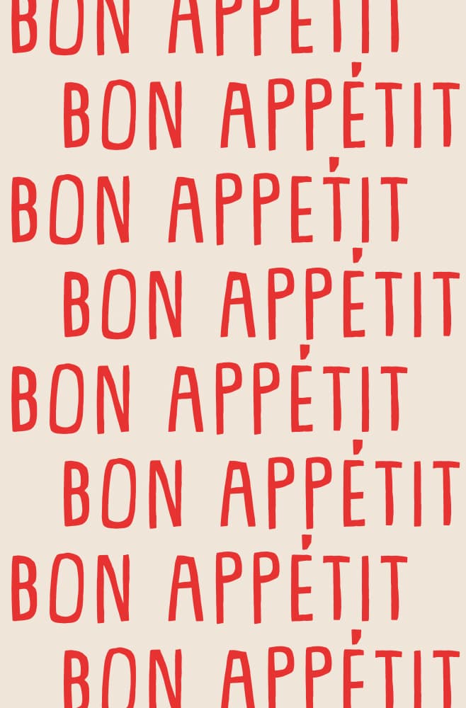 Bon Appetit Kitchen Charm by Aylin Demir — canvas wall art