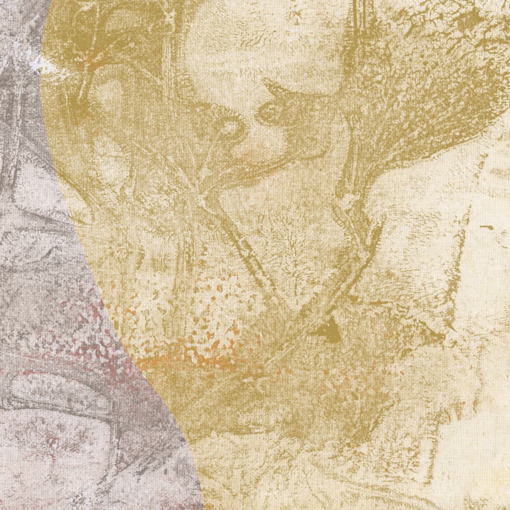 Golden Grey Textures by Dina Dankers — canvas wall art