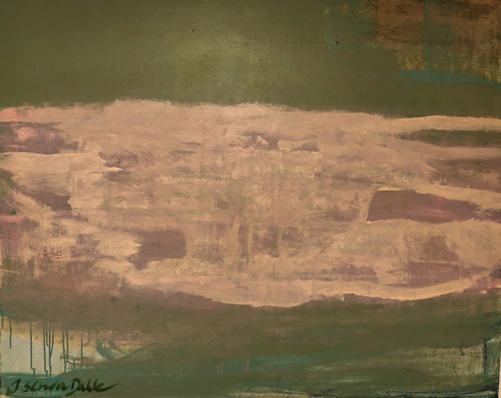 Serene Abstract Horizon by Joackim Schou Dahle — canvas wall art