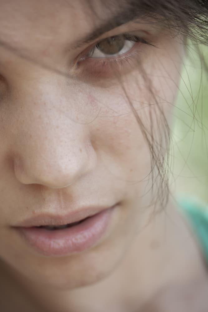 Intense Gaze Portrait by engin akyurt — canvas wall art