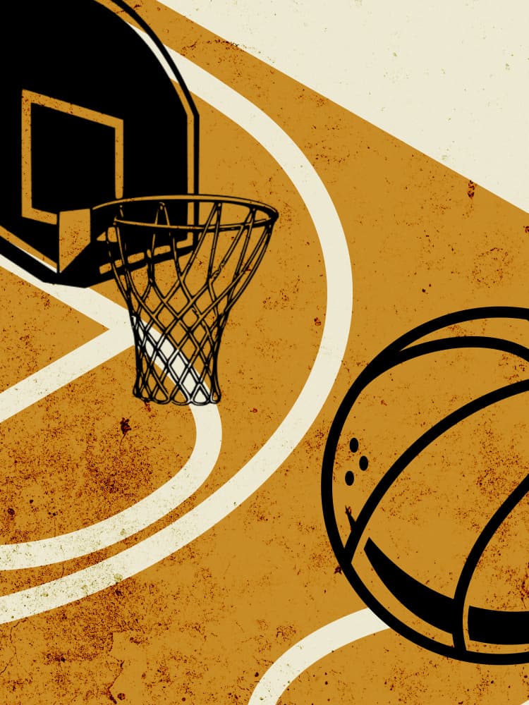 Retro Court Vision by Old Artists Studio IV — canvas wall art