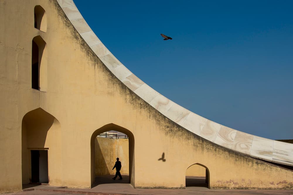 Jantar Mantar Sky Architecture by Yasemin Bakan — canvas wall art