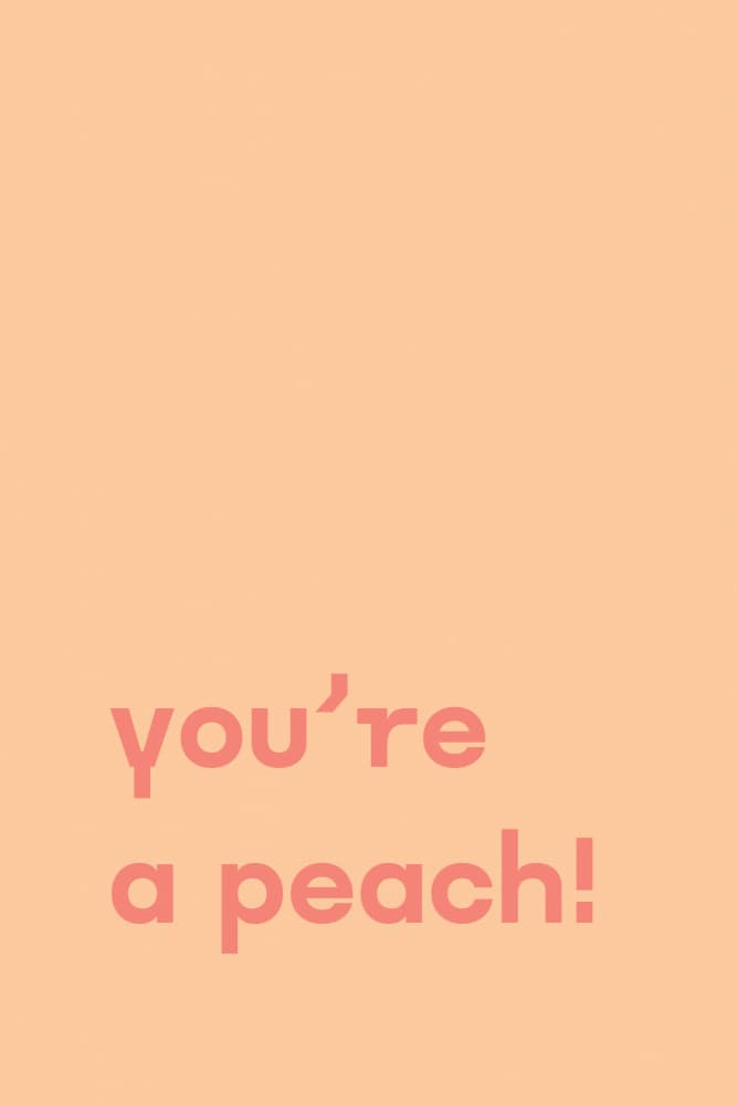 Sweet Peach Message by Old Artists Studio — canvas wall art