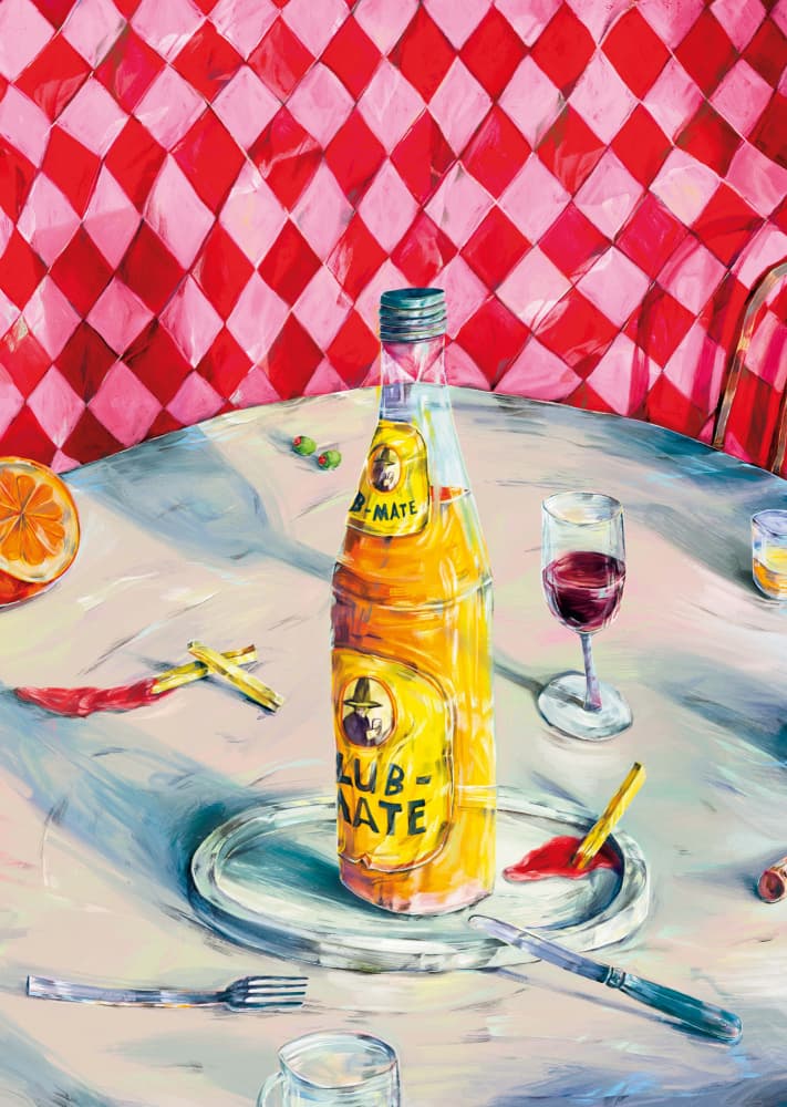 Vibrant Table Still Life by Natascha Baumgärtner — canvas wall art